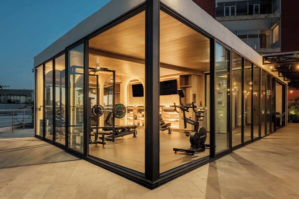 Fitness facility - New 1Bed with Rooftop Terrace Beside Parque Mexico (Ciudad de México)