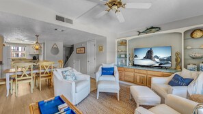 TV, DVD player, stereo, offices