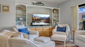 Télévision, lecteur de DVD, chaîne hi-fi, espaces bureaux