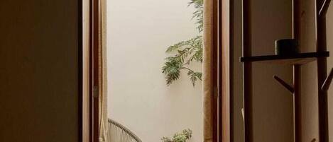 In-room safe, desk, laptop workspace, iron/ironing board