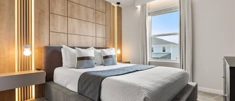 5 habitaciones, tabla de planchar con plancha, wifi y ropa de cama