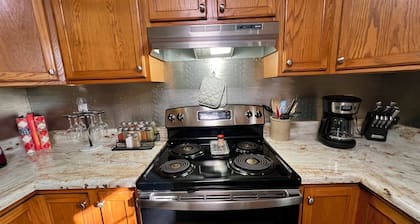 3-bedroom house in charming Boonville with Large Fenced in Backyard! Book now