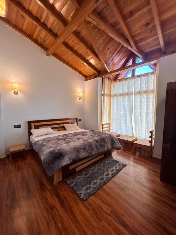 Deluxe Double Room, Hill View | Desk, laptop workspace, free WiFi - Mandeva Wooden castle (Bhikyasain)