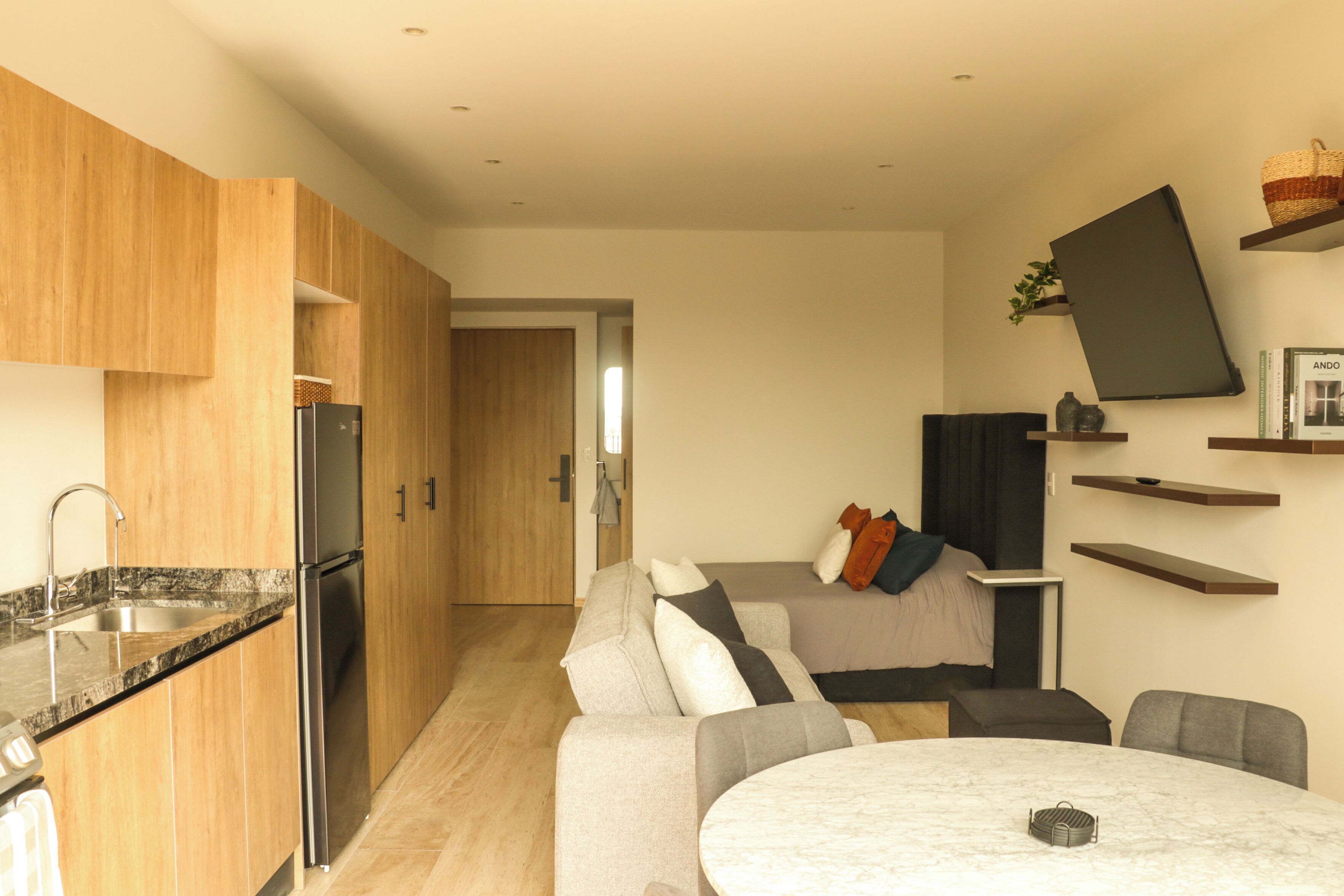 Classic Studio | Premium bedding, memory foam beds, in-room safe, blackout drapes