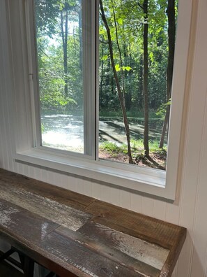 Interior - “The Office” tiny home at the Wooded Retreat (Pine City)