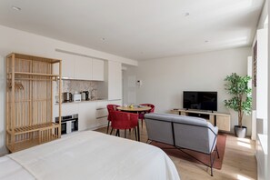 1 Schlafzimmer, Bügeleisen/Bügelbrett, Internetzugang, Bettwäsche