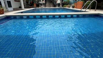 Indoor pool, a heated pool