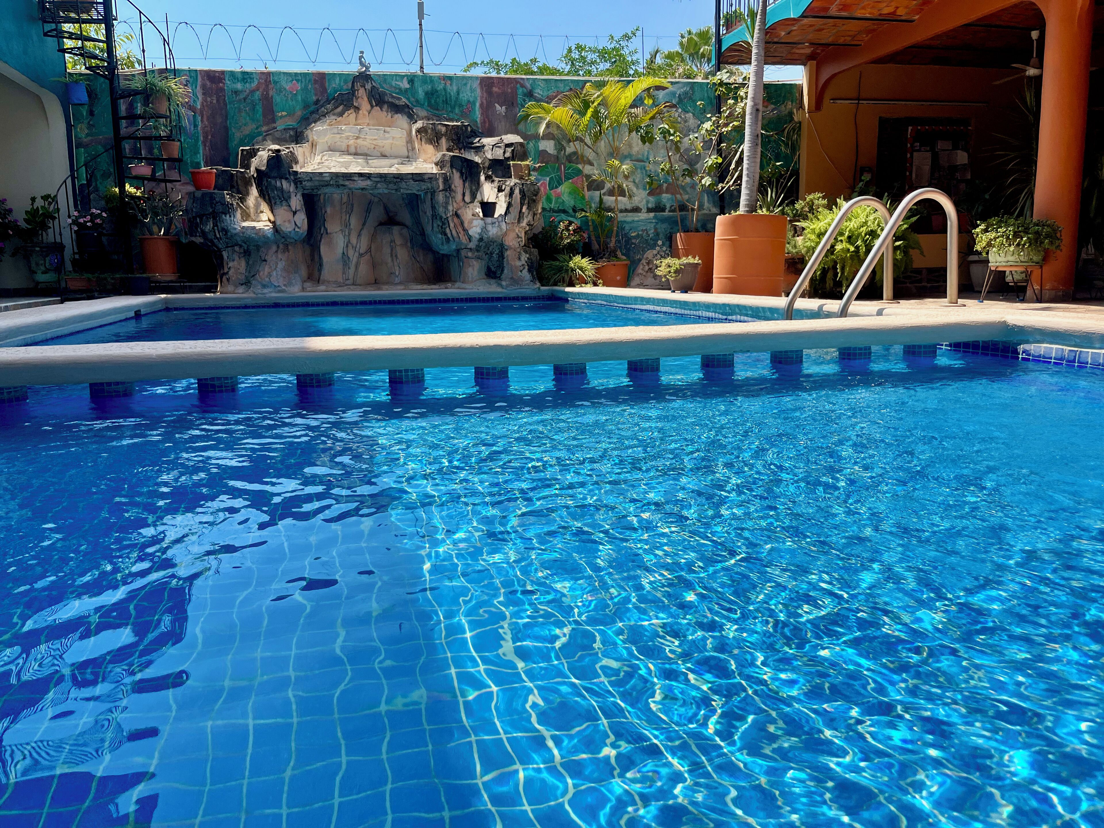 Indoor pool, a heated pool