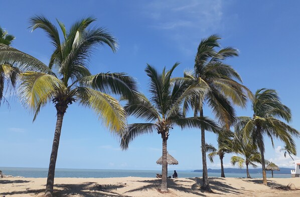 Beach nearby, beach towels