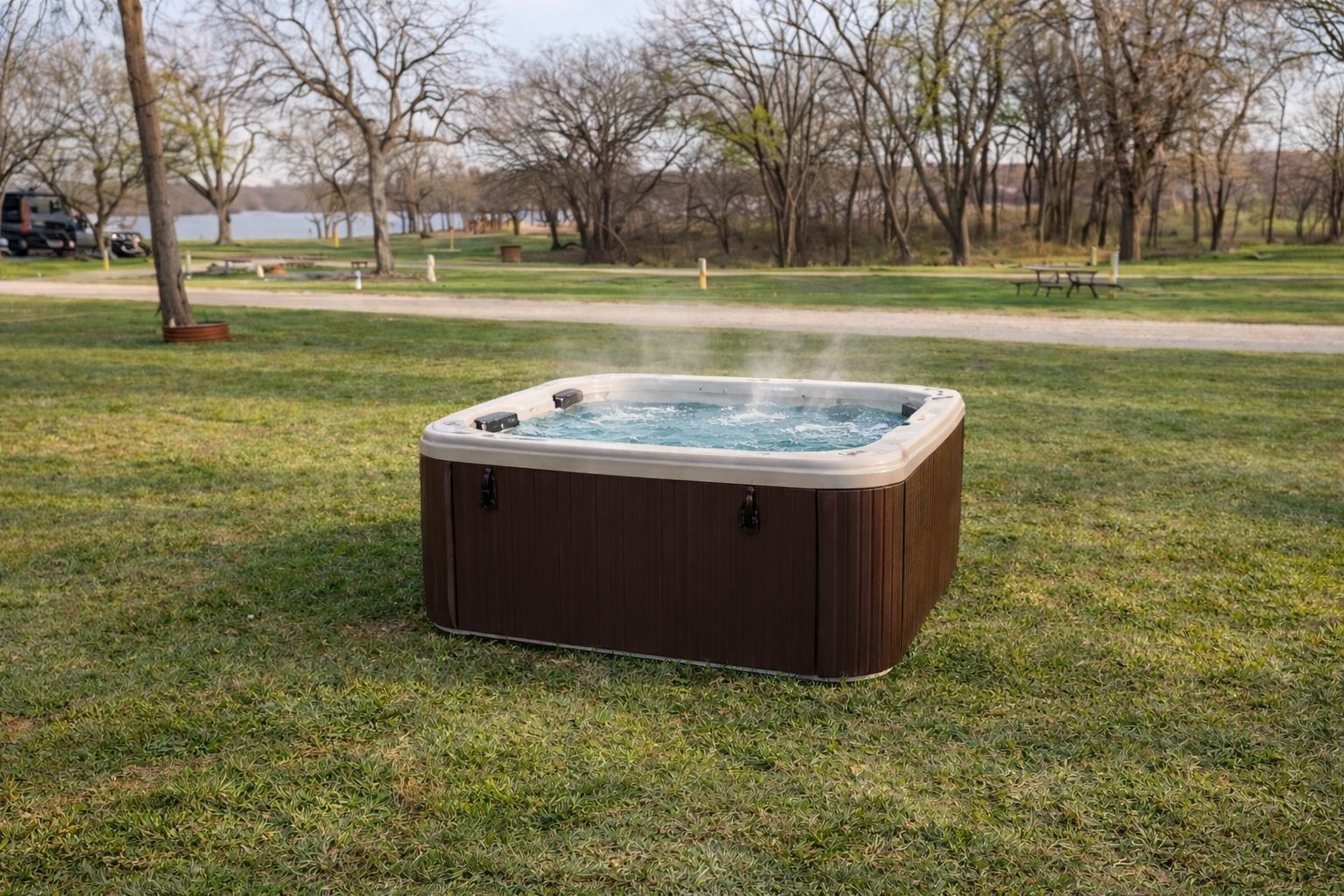 Bain à remous extérieur