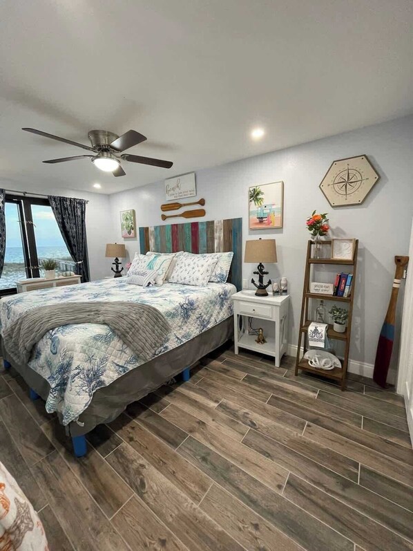 2 bedrooms, iron/ironing board, travel crib, WiFi