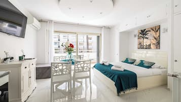 Apartamento | 1 dormitorio, tabla de planchar con plancha, ropa de cama