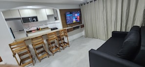 Family Apartment, 2 Bedrooms, Kitchen | Living area