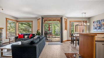 Télévision, cheminée