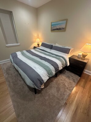 2 bedrooms, iron/ironing board, free WiFi, bed sheets