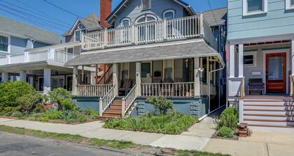 2 Blocks to Beach: Sunny Ocean Grove Apartment
