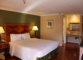Tabla de planchar con plancha, wifi gratis y ropa de cama 