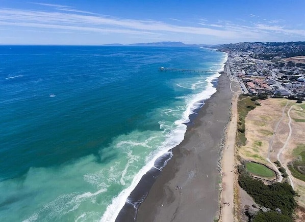 On the beach - Stunning Ocean Mountain View Near SF+Beach 2Suites (Pacifica)