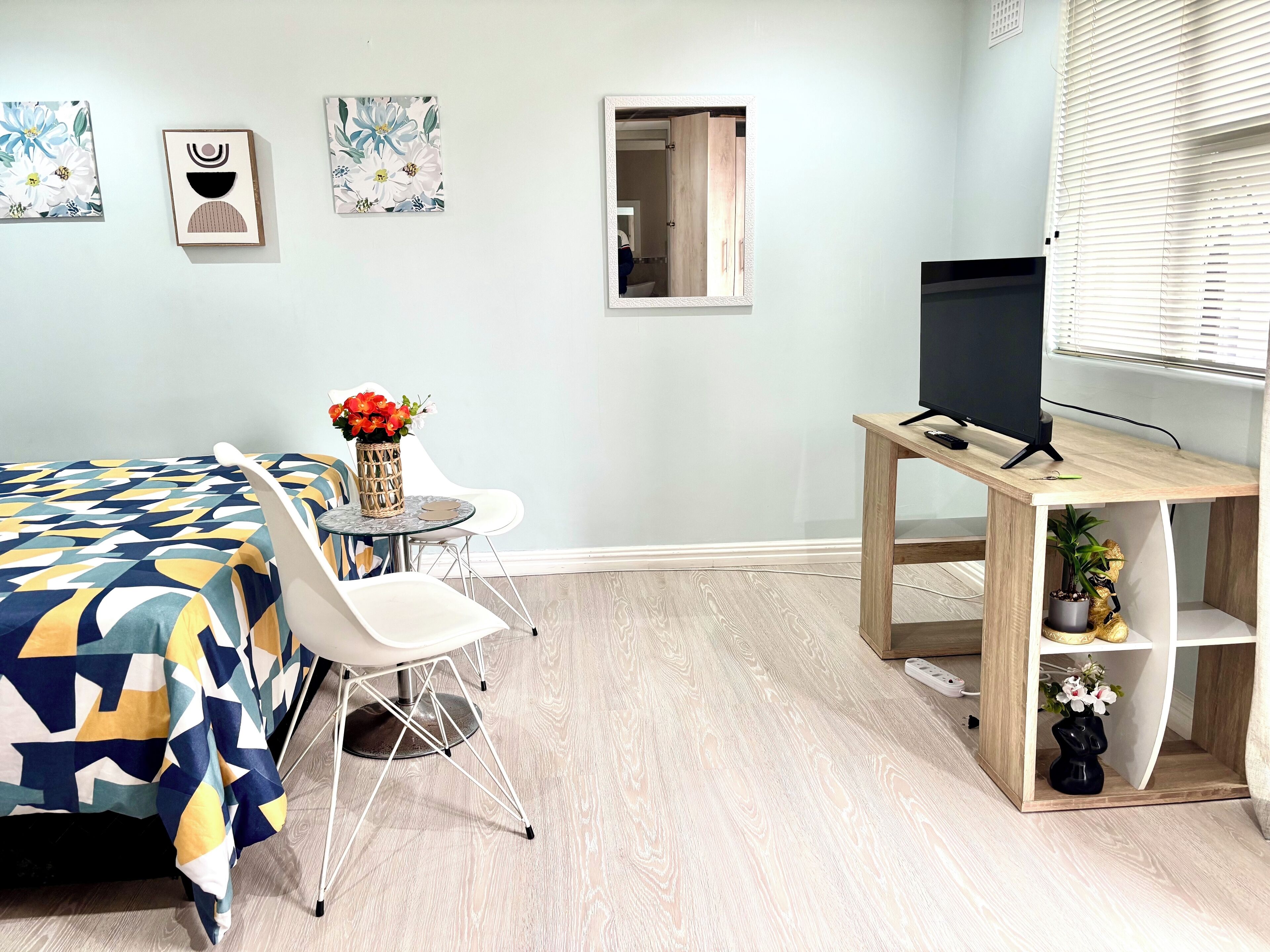 1 soverom, strykejern/-brett, wi-fi og sengetøy