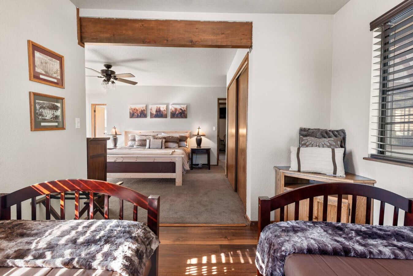 3 bedrooms, desk, iron/ironing board, WiFi