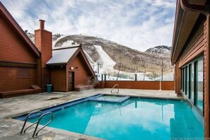 Indoor pool, a heated pool