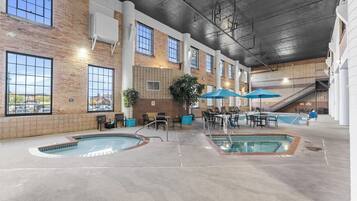 Indoor pool, a heated pool