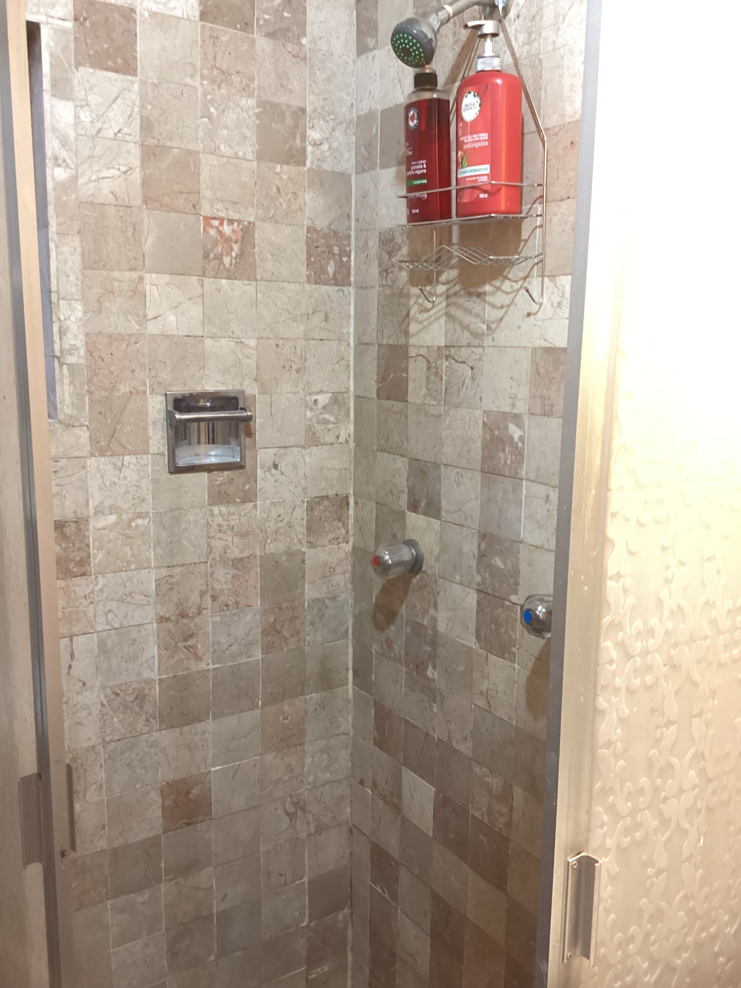 Towels, soap, toilet paper