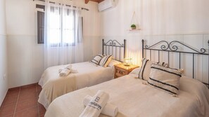 4 bedrooms, iron/ironing board, travel crib, WiFi