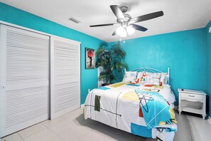 1 soverom, strykejern/-brett, wi-fi (inkludert) og sengetøy