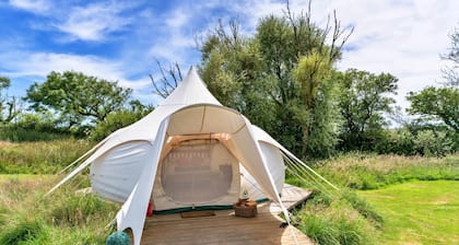 Bell Tent in North Devon Near Stunning Beaches