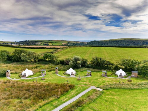 Bell Tent in North Devon Near Stunning Beaches