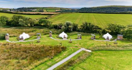 Bell Tent in North Devon Near Stunning Beaches