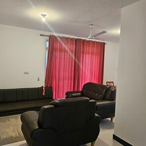 Apartment, 2 Bedrooms, Accessible, Ocean View | Living room - Serene Beachfront Apartment in Uroa, Tanzania (Uroa)