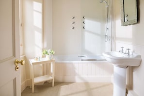 Shower, hair dryer