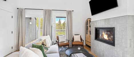 تلفزيون، مدفأة