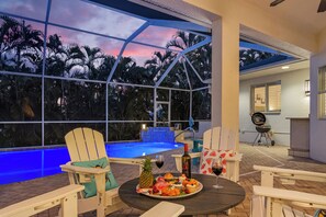 Et oppvarmet basseng