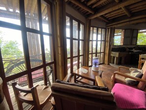 Comfort Cabin, Balcony, Lake View | Living area - Blue Forest  (San Marcos La Laguna)