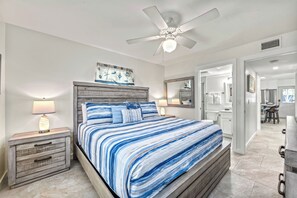 2 bedrooms, iron/ironing board, free WiFi, bed sheets