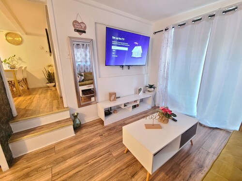 The two tiny  house in one