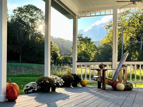 Charming 3-bedroom farmhouse with AC, WiFi in serene Middleburgh