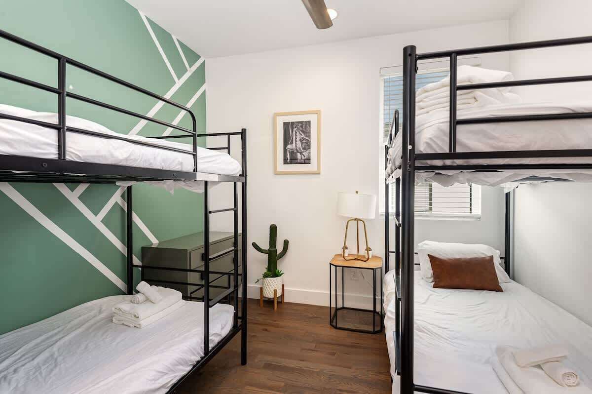 4 bedrooms, iron/ironing board, travel cot, free WiFi