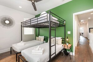 8 bedrooms, iron/ironing board, travel cot, free WiFi