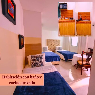Charming house in Barranquilla with fitness room, WiFi, AC