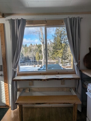 Interior - Romantic Secluded Cabin 30+ acres on  The Middle Branch of Escanaba River. (Gwinn)