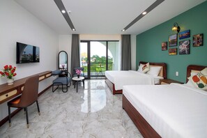 Family Quadruple Room, Balcony, Garden View | Desk, free WiFi - T & D Maison Hoi An (Da Nang)
