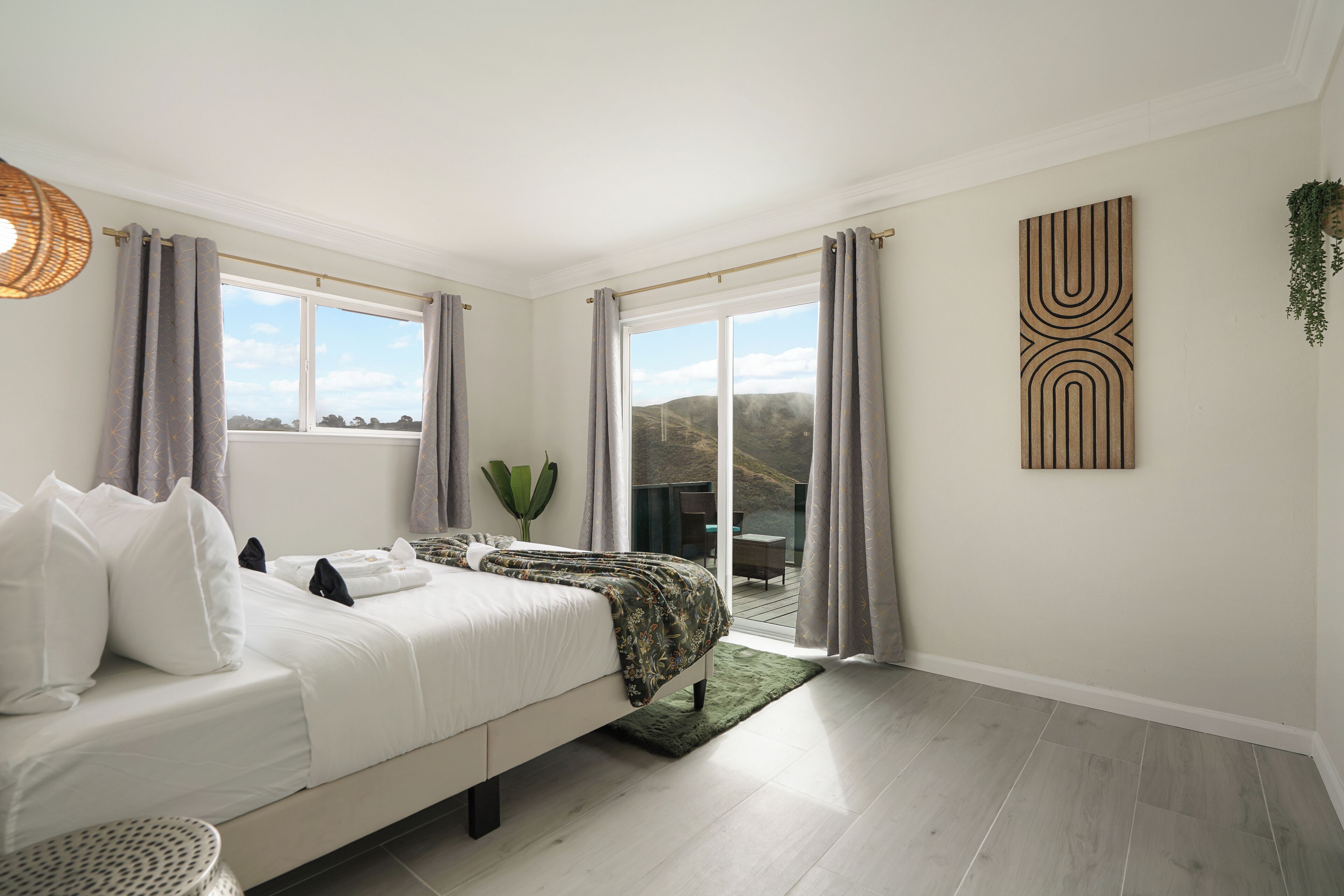 家庭公寓, 2 間臥室, 庭院, 山景 | 山景