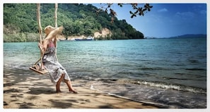 Private beach
