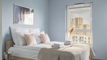 Comfort-lejlighed - balkon - delvis havudsigt | Strygejern/strygebræt, gratis Wi-Fi