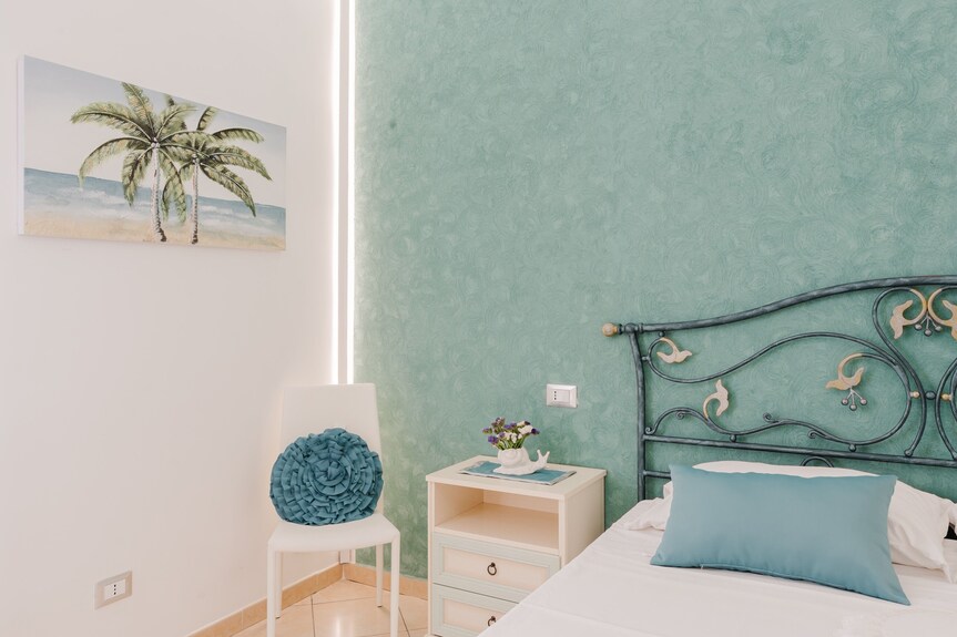 Alojamiento Y Desayuno "Le Ortensie Verde" Con Terraza Compartida, Wi-fi Y Aire Acondicionado - San Vito Lo Capo