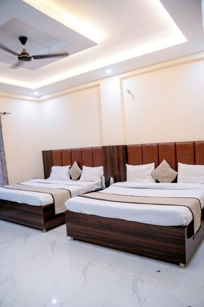 Family Double Room, City View | In-room safe, desk, blackout curtains, soundproofing - Hotel Shivay Palace (Agra)